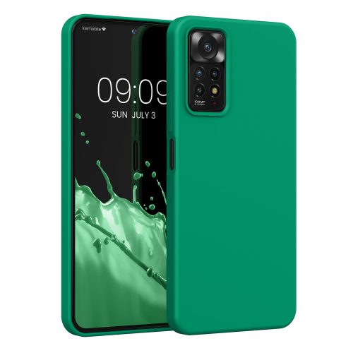 Kryt Kwmobile pro Xiaomi Redmi Note 11 Pro/Redmi Note 11 Pro 5G, silikonový, zelený, 57373.142