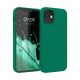 Kryt Kwmobile pro Apple iPhone 12/iPhone 12 Pro, silikonový, zelený, 53938.142