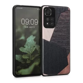   kwmobile pouzdro pro Xiaomi Redmi Note 11 Pro Plus 5G, dřevo, vícebarevné, 58100.06