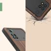 kwmobile pouzdro pro Xiaomi Poco M4 Pro, dřevo, hnědo-černé, 59498.01