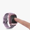 Sada 2 pouzder pro Garmin Venu Sq/Venu Sq Music, Kwmobile, růžová/růžová, silikonová, 57775.06