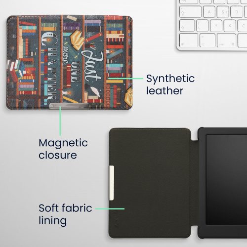 Pouzdro pro Kobo Glo HD/Touch 2.0, Kwmobile, Multicolor, Ekologická kůže, 34348.49