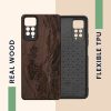 kwmobile pouzdro pro Xiaomi Redmi Note 11 Pro/Redmi Note 11 Pro 5G/Redmi Note 12 Pro, Dřevo, Hnědá, 57381.09