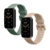 Sada 2 popruhů pro Xiaomi Mi Band 7 Pro, Kwmobile, zelená/růžová, silikon, 59602.03