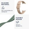 Sada 2 popruhů pro Xiaomi Mi Band 7 Pro, Kwmobile, zelená/růžová, silikon, 59602.03