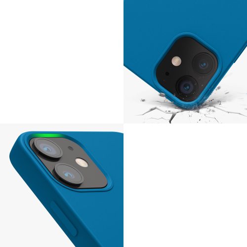 kwmobile pouzdro pro Apple iPhone 12 Mini, silikonové, modré, 52640.228