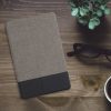 Knižní obal kwmobile pro Huawei MatePad Pro 12.6", textil, šedo/černý, 55706.22