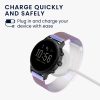 kwmobile napájecí kabel pro Fossil Gen 6/Gen 5/Gen 4, plastový, bílý, 58644.02