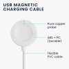 kwmobile napájecí kabel pro Fossil Gen 6/Gen 5/Gen 4, plastový, bílý, 58644.02