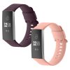 Sada 2 kwmobile řemínků pro Fitbit Charge 3/Charge 4, silikon, fialová/růžová, 46210.187