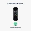Sada 2 kwmobile řemínků pro Xiaomi Mi Band 4, silikon, černá/šedá, 58889.02