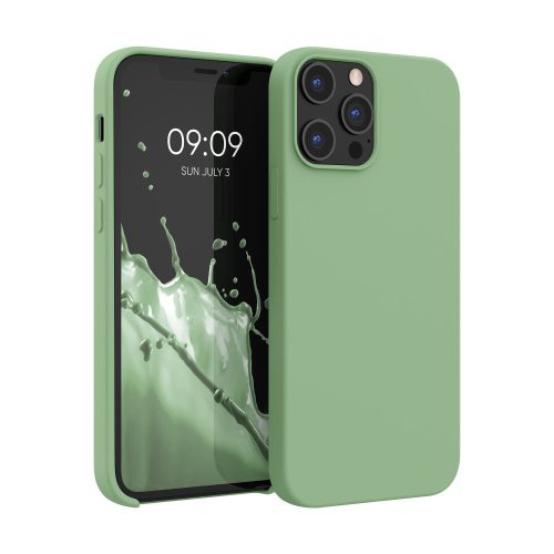 kwmobile pouzdro pro Apple iPhone 12 Pro Max, silikonové, zelené, 52644.243