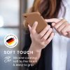kwmobile pouzdro pro Apple iPhone SE 3/iPhone 8/iPhone 7, silikonové, hnědé, 49979.246