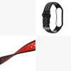 Sada 2 kwmobile pásků pro Xiaomi Mi Smart Band 6/Mi Band 6/Band 5, silikon, šedá/červená, 59792.01