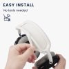 Sada 2 kwmobile krytů pro Apple Airpods Max, silikon, černá, 59790.02