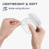 kwmobile pouzdro pro Anker Soundcore Life P3, silikonové, bílé, 56190.02