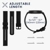 Sada 2 kwmobile řemínků pro Blackview X1 Smartwatch, silikonová, černá, 58170.04