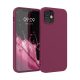 kwmobile pouzdro pro Apple iPhone 12/iPhone 12 Pro, silikonové, tmavě hnědé, 53938.187