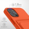 kwmobile pouzdro pro Apple iPhone 12/iPhone 12 Pro, silikonové, oranžové, 55112.29