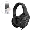kwmobile Sluchátka pro Sennheiser HD200 Pro, ekokůže, černá, 59844.01