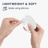 kwmobile pouzdro pro Xiaomi Redmi Buds 3 Lite, silikonové, bílé/černé, 59159.02