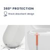 kwmobile pouzdro pro Xiaomi Redmi Buds 3 Lite, silikonové, bílé/černé, 59159.02