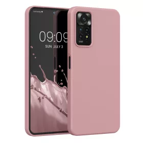   kwmobile pouzdro pro Xiaomi Redmi Note 11 Pro/Redmi Note 11 Pro 5G/Redmi Note 12 Pro, silikonové, růžové, 57373.193