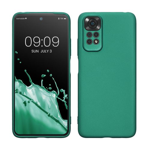 kwmobile kryt pro Xiaomi Redmi Note 11/Redmi Note 11S, silikonový, zelený, 58651.170