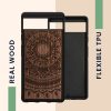 kwmobile pouzdro pro Google Pixel 6a, dřevo, hnědé, 59884.03