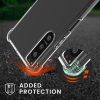Nárazník kwmobile pro Sony Xperia 5 IV, silikonový, průhledný/černý, 59918.03