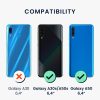 Pouzdro Kwmobile se šňůrkou pro Samsung Galaxy A50, fialové, silikonové, 49962.187