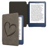 Kryt kwmobile pro Amazon Kindle (2022), ekokůže, šedá, 59990.01