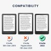 Kryt kwmobile pro Amazon Kindle (2022), Ekologická kůže, Multicolor, 59989.02