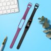 Sada 2 kwmobilních řemínků pro Samsung Galaxy Fit 2, silikon, černá/fialová, 53962.16