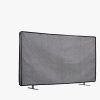 Kryt na TV Kwmobile 75", šedý, textil, 60192.19