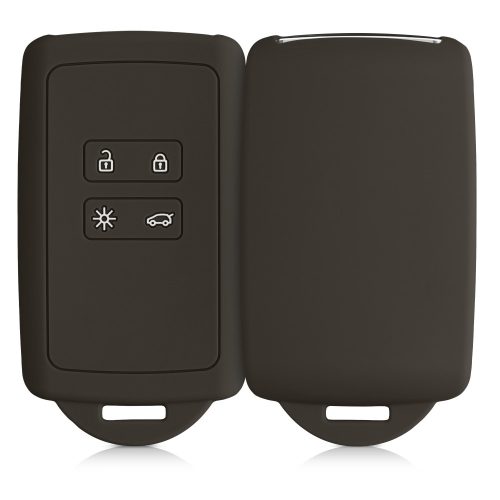 kwmobile Kryt na klíče od auta pro Renault/Dacia 4 tlačítka - Keyless Go, silikonový, černý, 48035.107