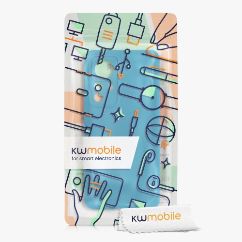 kwmobile pouzdro pro Xiaomi 12T Pro, silikonové, modré, 60258.224