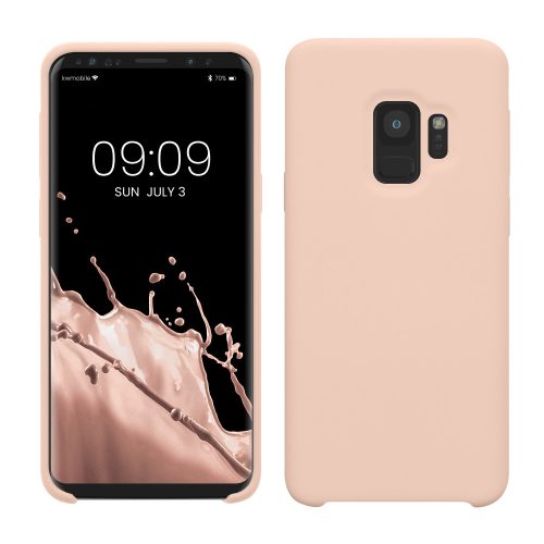 kwmobile pouzdro pro Samsung Galaxy S9, silikonové, růžové, 44182.225