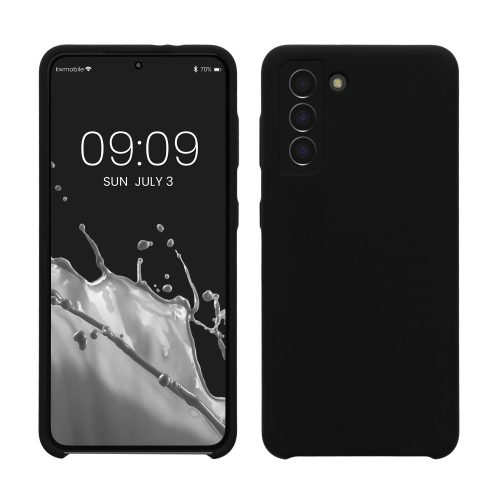 kwmobile pouzdro pro Samsung Galaxy S21, Silicon, Black, 54056.01