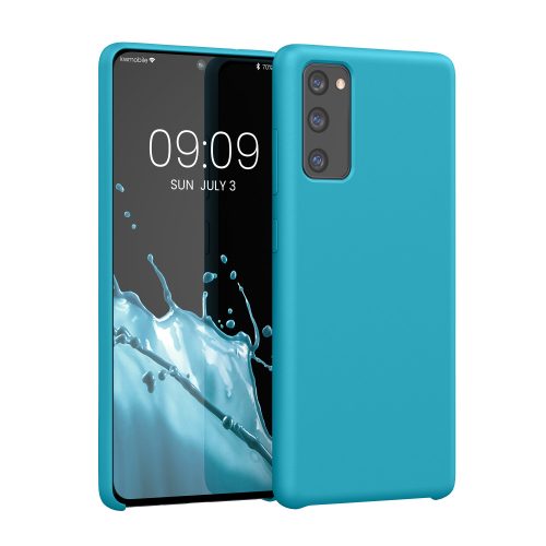 kw pouzdro na mobil pro Samsung Galaxy S20 FE, silikonové, modré, 53605.205