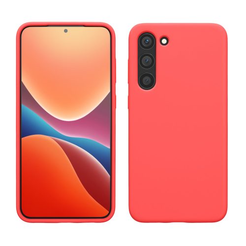 Pouzdro Kwmobile pro Samsung Galaxy S23 Plus, růžové, silikonové, 60274.103