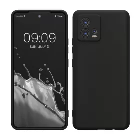   kwmobile pouzdro pro Motorola Moto G72, silikonové, černé, 60342.47