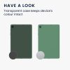 kwmobile pouzdro pro Samsung Galaxy Tab S6 Lite/Galaxy Tab S6 Lite (2022), silikonové, zelené/průhledné, 52241.78