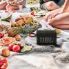 kwmobile pouzdro pro JBL GO 3, silikonové, černé, 60427.01