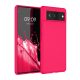 kwmobile pouzdro pro Google Pixel 6, silikonové, růžové, 55434.77
