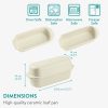 Tava ceramica pentru paine Navaris, material din lut rezistent, cu capac, 60645.01