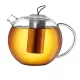Ceainic din sticla Creano Jumbo, 2 L, cu infuzor din inox si capac