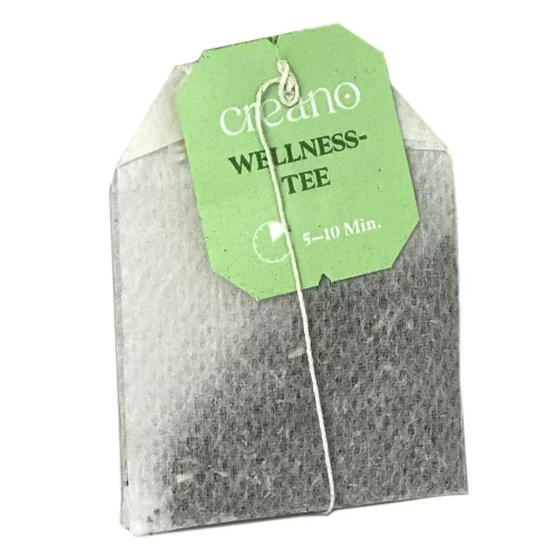 Bio čaj Creano Wellness Tea, zelený čaj s bylinkami, grapefruitové aroma, sada 20 sáčků
