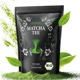   Matcha čaj Creano 100 g, prášek ze zeleného čaje, pro nápoje a recepty