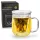 Cana pentru ceai Creano, 450 ml, sticla borosilicata, cu infuzor si capac din sticla